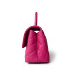 Pink Caviar Quilted Coco Handle Small Light Gold Hardware - Image 3