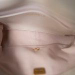 23P Light Beige Lambskin Quilted Funky Town Flap Antique GHW - Image 11