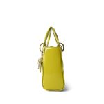 Mini Lady Dior Green Patent Cannage - Image 4
