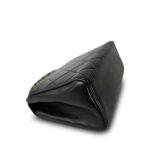 Black Lambskin Quilted Double Chain Top Handle GHW - Image 10