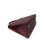 Kelly 28 Rouge H Epsom Sellier Gold Plated X Stamp - Image 15