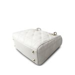 Mini Lady Dior White Lambskin Cannage - Image 7