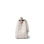 White Lambskin Quilted Monacoco Mini Square Flap LGHW - Image 5