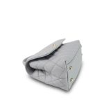 24P Grey Caviar Quilted Small Coco Handle LGHW - Image 9