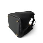 Picotin 18 Lock Bag Noir Taurillon Clemence Gold Plated Z Stamp - Image 10