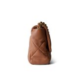 Caramel Lambskin Quilted Large 19 Flap MHW - Image 7