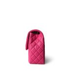 24C Pink Caviar Quilted Maxi Travel Flap Light Gold Hardware - Image 2