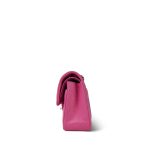 19C Pink Caviar Quilted Classic Flap Small Light Gold Hardware - Image 3