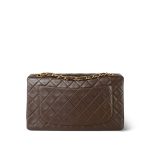 Brown Lambskin Quilted Single Flap GHW - Image 5