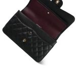 Black Jumbo Caviar Quilted Classic Flap SHW - Image 12