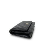 Black Caviar Quilted Wallet on Chain WOC GHW - Image 8
