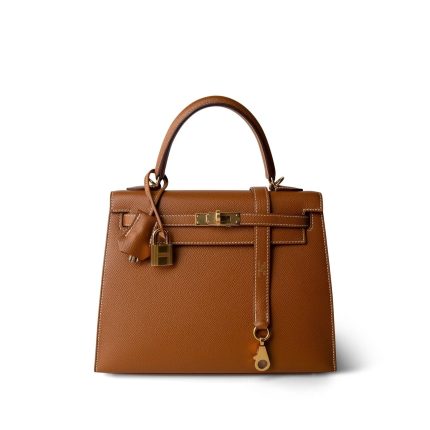 Kelly Sellier 25 Gold Veau Epsom Gold Plated Z Stamp