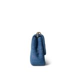 22P Denim Quilted Single Flap Large AGHW - Image 2