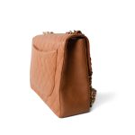 Vintage Caramel Jumbo Single Flap Bag GHW - Image 5