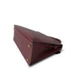Kelly 28 Rouge H Epsom Sellier Gold Plated X Stamp - Image 10