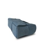 Bottega Veneta Blue Denim Intrecciato Mini Arco Tote - Image 8