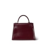 Kelly 28 Rouge H Box Calfskin Gold Plated O Circle Stamp - Image 11