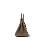 Birkin 25 Etoupe Veau Togo Gold Plated B Stamp - Image 15