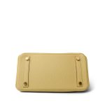 Birkin 25 Jaune Poussin Togo Gold Plated Z Stamp - Image 3