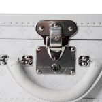 Louis Vuitton Bisten 50 Optic White Monogram Canvas Taigarama Trunk - Image 2