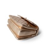 21S Gold Metallic Lambskin Quilted Trendy CC Small Light Gold Hardware - Image 11