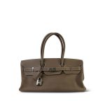 Shoulder Birkin 42 Etoupe Veau Togo Palladium Plated [M] Stamp