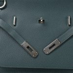 Jypsiere 28 Vert Cypress Taurillon Clemence Palladium Plated C Stamp - Image 12