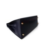 Kelly Sellier 28 Navy Box Calfskin Gold Plated (Z) Stamp - Image 9