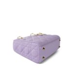 My ABC Lady Dior Lilac Cannage Lambskin Small - Image 12
