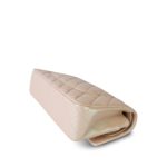21S Pearly Beige Calfskin Classic Flap Medium Light Gold Hardware - Image 8