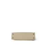 Mini Kelly Sellier II Tri-Color Horseshoe (HSS) Nata/Gris Meyer/Chai Epsom Palladium Plated U Stamp - Image 16