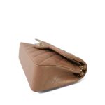 23B Dark Beige Caviar Quilted Classic Flap Small Light Gold Hardware - Image 10