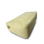 24C Light Yellow Lambskin Quilted Mini Rectangular Flap Silver Hardware - Image 8