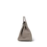 Birkin 25 Gris Asphalt Taurillon Novillo Palladium Plated Y Stamp - Image 11