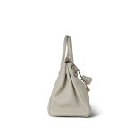 Birkin 30 Beton Clemence Rose Gold Plated D Stamp - Image 11