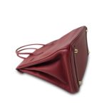 Birkin 30 Rouge H Togo Gold Plated J Square Stamp - Image 9