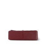 18C Dark Red Glittery Caviar Quilted Jumbo Classic Flap Aged Gold Hardware - Image 5