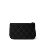 Black Burgundy Caviar Quilted Small O Case SHW - Image 3