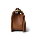 21K Caramel Boy Bag Small Caviar Quilted LGHW - Image 5