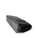 Black Silver Metallic Python Medium Classic Flap - Image 5