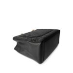 Black Caviar Quilted Grand Shopping Tote Gold Hardware - Image 11