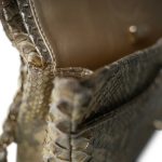 Gold Python Jumbo Classic Flap Light Gold Hardware - Image 16