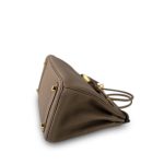 Birkin 25 Etoupe Togo Gold Plated D Stamp - Image 12