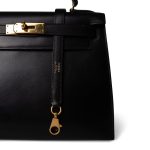 Kelly Sellier 28 Black Box Calfskin Gold Plated (V) Stamp - Image 3