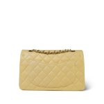21C Yellow Lambskin Quilted Classic Flap Small Light Gold Hardware - Image 12