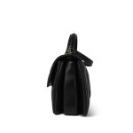 21S Black Lambskin Quilted Small Trendy CC Light Gold Hardware - Image 2