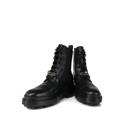 Funk Black Calfskin Ankle Boots Size 36