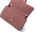 Vintage Gingham Red Medium Single Flap Bag - Image 13