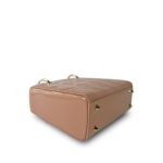Nude/ Rose Lady Dior Patent Cannage Small - Image 11