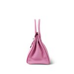 Birkin 30 Bi Color Bubblegum Chèvre Pink Palladium Plated P Square Stamp - Image 2